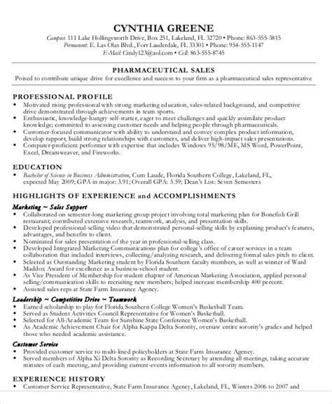 18 Sales Resume Templates In Pdf Free And Premium Templates