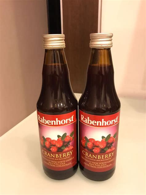 德國健寶100 紅苺汁無加糖Rabenhorst cranberry juice 健康及營養食用品 健康補充品 健康補充品