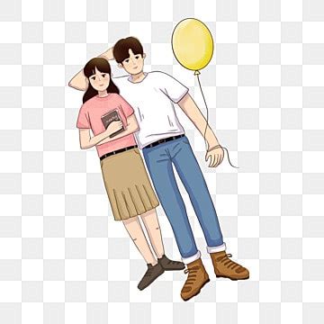 Tanabata Dia Dos Namorados Casal Cartoon Personagem Material Amor