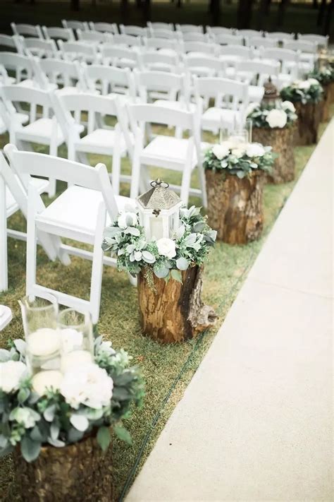 20 Ways To Decorate The Aisle For An Outdoor Wedding Ceremony Wedding