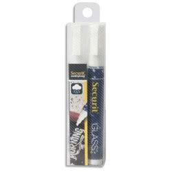 Securit Securit Lot De Feutre Craie Waterproof Trait Mm Coloris Blanc