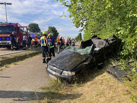 Schwerer Unfall Bei Bad Rappenau Rettungshubschrauber Im Einsatz