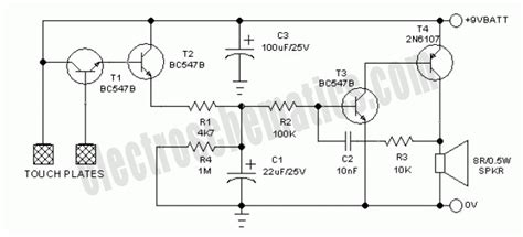 Simple Alarm Circuit Diagram Wiring Diagram And Schematics