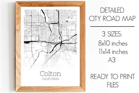 Colton California City Map Graphic by SVGExpress · Creative Fabrica