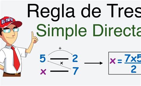 Cómo se hace una regla de tres simple Apolonio es