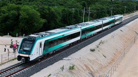 AMLO inaugura ruta Cancún Palenque del Tren Maya Capital Puebla