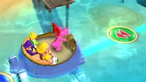 Mario Party 9 Party Mode Blooper Beach Birdo Vs Wario Vs Waluigi Vs Koopa Youtube