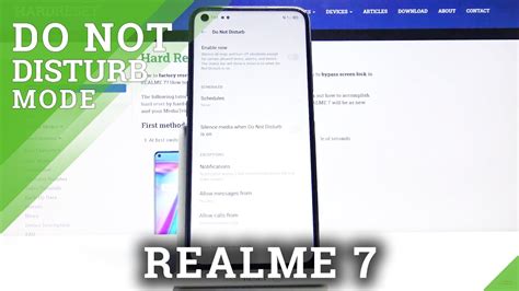 How To Activate Do Not Disturb Mode In Realme Silent Mode Youtube