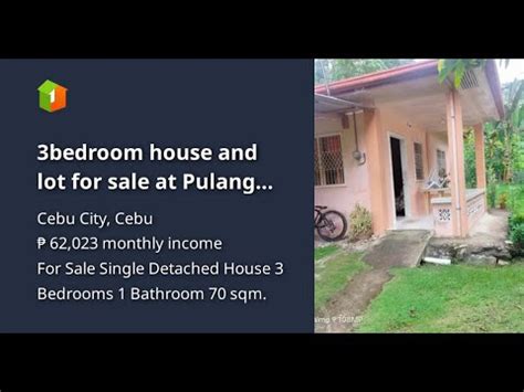 3bedroom House And Lot For Sale At Pulang Bato Cebu City YouTube