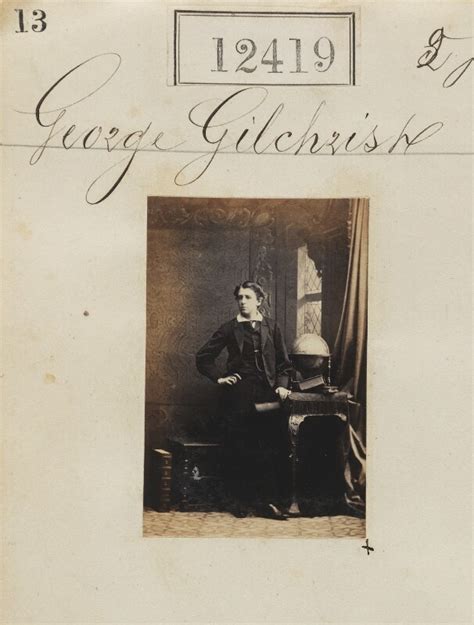 Npg Ax George Gilchrist Portrait National Portrait Gallery