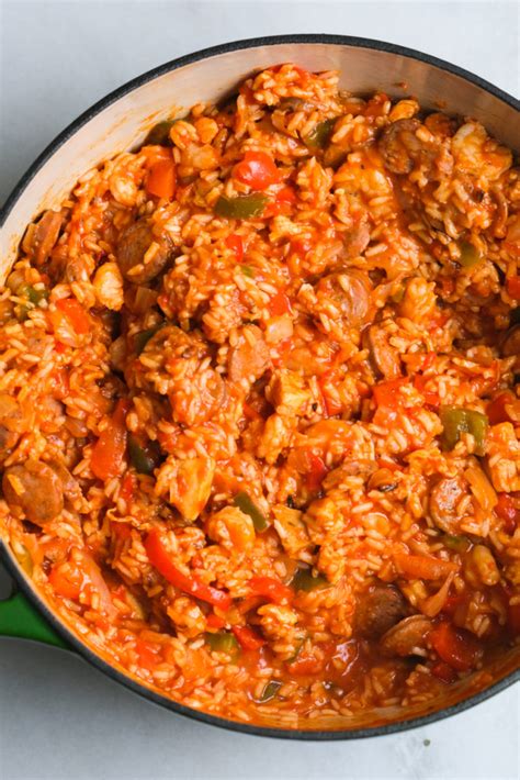 Easy One Pot Jambalaya Recipe Kiersten Hickman