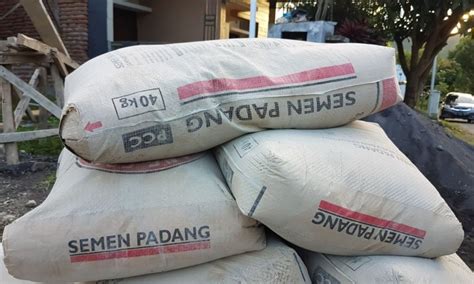 Harga Semen Padang Berbagai Jenis Terbaru 2023