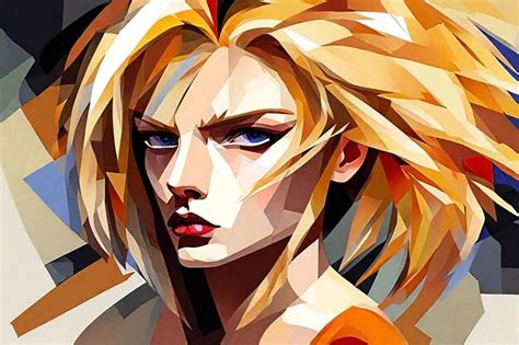 Premium AI Image Digital Painting Of A Beautiful Woman S Face In A