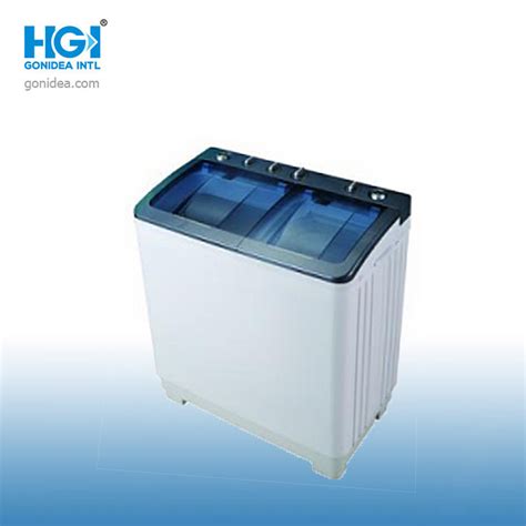 White High Speed Semi Automatic Top Load Washing Machine 10Kg