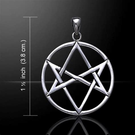 Solid 925 Sterling Silver Wiccan Pagan Elven Star Symbol Mystical