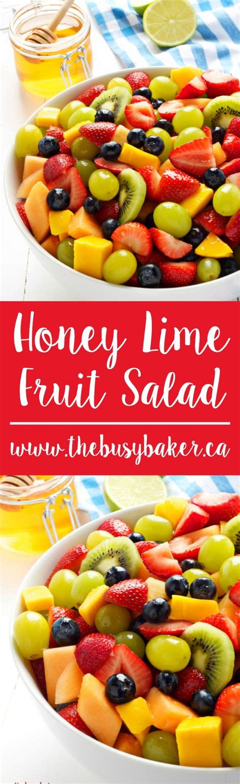 Honey Lime Fruit Salad The Busy Baker