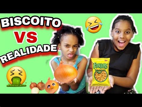 BISCOITO E BOLACHA VS REALIDADE Agatha E Manuh YouTube