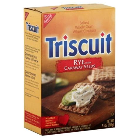 Triscuit Crackers Rye With Caraway Seeds I Am Obsessed With These