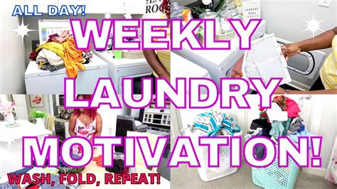 All Day Laundry Weekly Laundry Motivation Extreme All Day Laundry Motivation 2022 Youtube