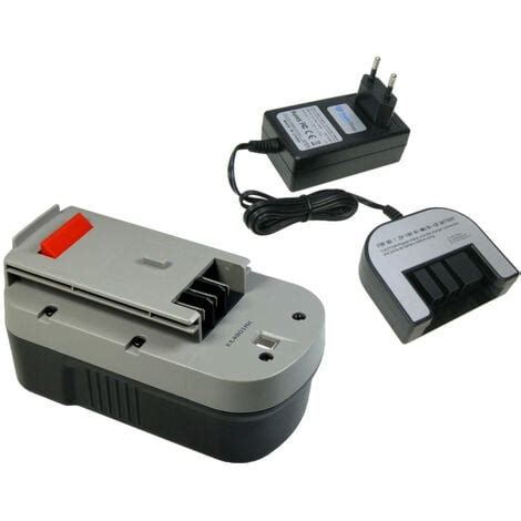 Trade Shop 2in1 Set Ni MH Akku 18V 3300mAh Ladegerät inkl