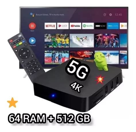 Conversor Smart Tv Box 64gb Ram 512gb Pro 4k Android 11