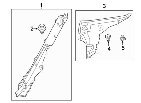 Mazda 6 Interior Quarter Panel Trim Panel Right GHK168250D75