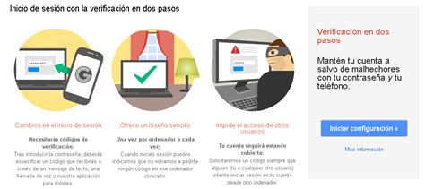 Gmail Cómo activar la verificación en dos pasos o de doble factor