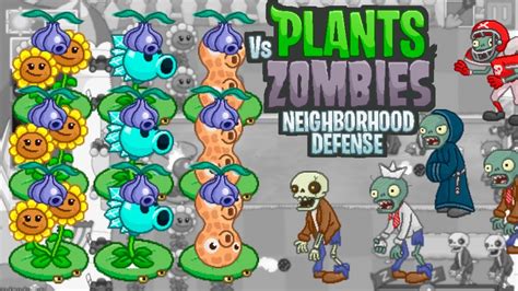 La Defensa Impenetrable Plants Vs Zombies Neighborhood Defense