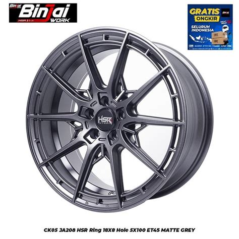 Jual Velg Mobil Racing Hsr Ck 05 Ring 18 Untuk Toyota Altis Subaru