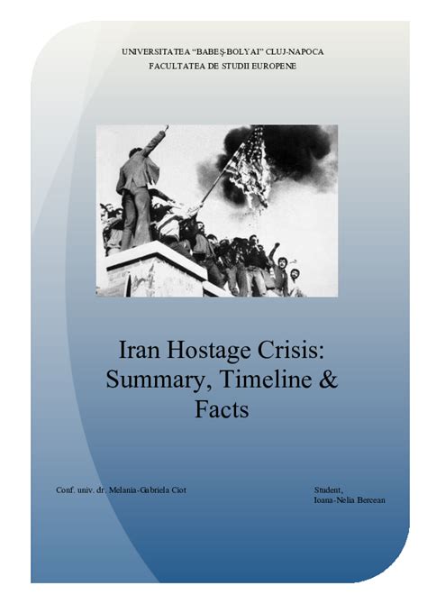 Pdf Iran Hostage Crisis