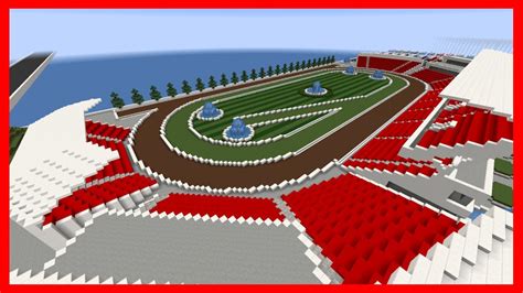 Custom Minecraft Horse Racing Track Cinematic Thecraftcrusader Youtube