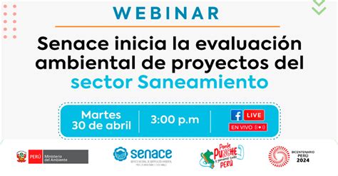 Webinar Online Senace Inicia La Evaluaci N Ambiental De Proyecto Del