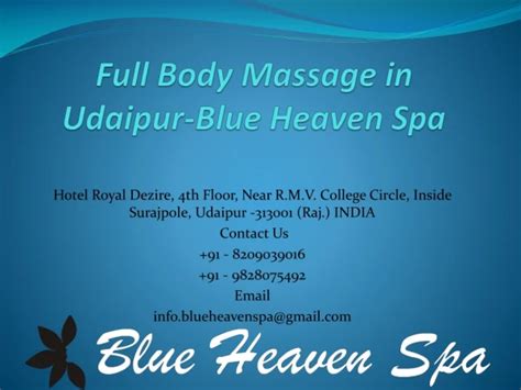 Ppt Full Body Massage Centre In Lajpat Nagar Delhi At Omega Spa