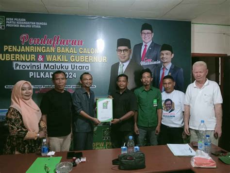 Capt Ali Ibrahim Ambil Formulir Calon Gubernur Di Dpw Pkb Maluku Utara