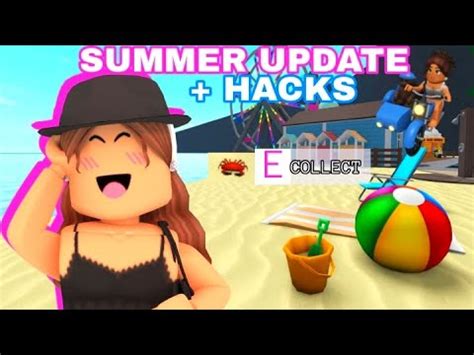 NEW BLOXBURG SUMMER UPDATE NEW BEACH CARS TESTING OUT HACKS AND