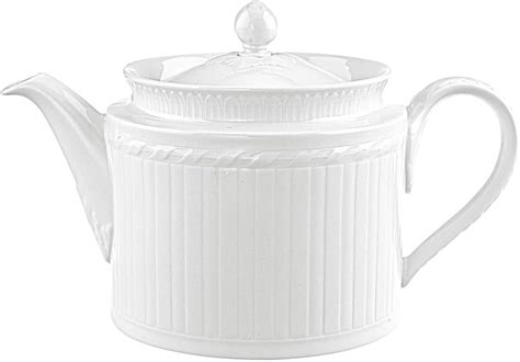 Villeroy Boch Cellini Teapot Premium Porcelain White Litre