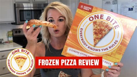 One Bite Everybody Knows The Rules Frozen Pizza Review Youtube