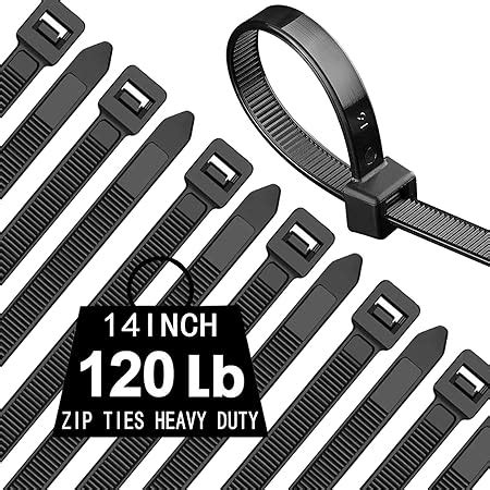 Amazon Pack Heavy Duty Inches Pound Cable Zip Tie Down