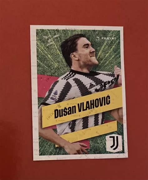 FIGURINA VLAHOVIC EXTRA Sticker 2022 2023 Panini Calciatori Juventus