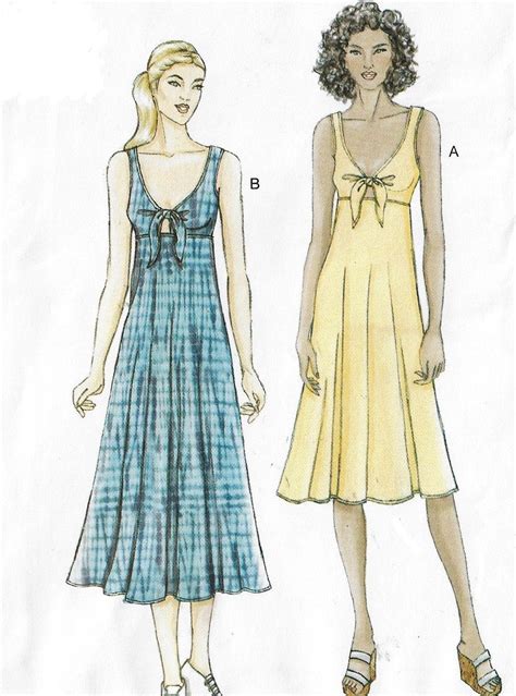 Vogue Sewing Pattern V9312 Womens Sexy Knit Sundress In 2 Etsy Sexy Knits Knit Sundress