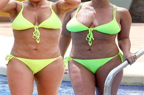 Kerry Katona Struts Epic Toned Bod In Fluorescent Bikini As She