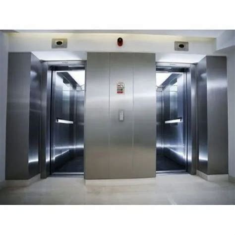 Stainless Steel Malls Passenger Lift Max Persons Capacity 5 13