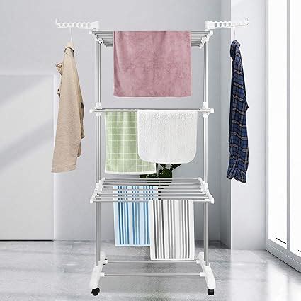 Innotic Clothes Drying Rack 4 Tier Foldable Standing Washing Airer