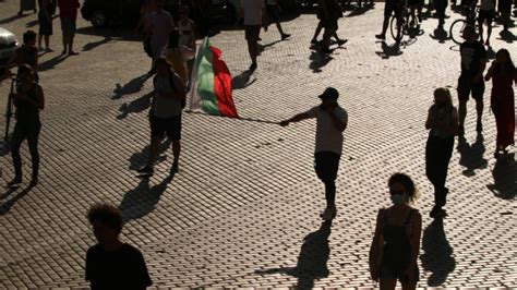 Protests Against Government And Prosecutors Office Held In Bulgaria