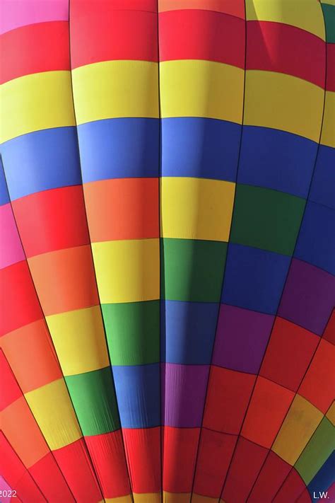 Hot Air Balloon Abstract Vertical Photograph By Lisa Wooten Pixels