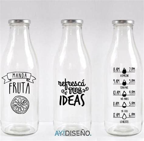 Vinilos Frases Para Frascos Botellas Autoadhesivos 10 00 En