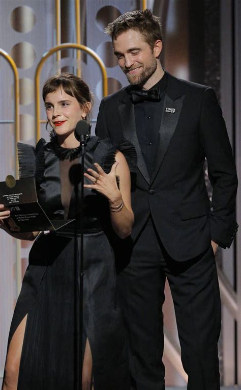 Emma Watson Robert Pattinson Golden Globes 2018 Golden Globes Harry