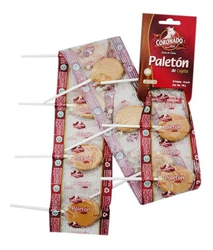 Dulce Paletas Coronado De Cajeta 20pz MercadoLibre