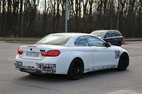 Spyshots Bmw M4 Convertible Spotted With Red Frozen Paint Autoevolution