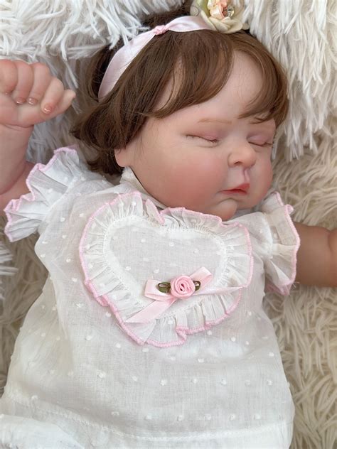 NPK 50CM Soft Body Reborn Baby Girl Peaches Doll With 3D Skin Multiple